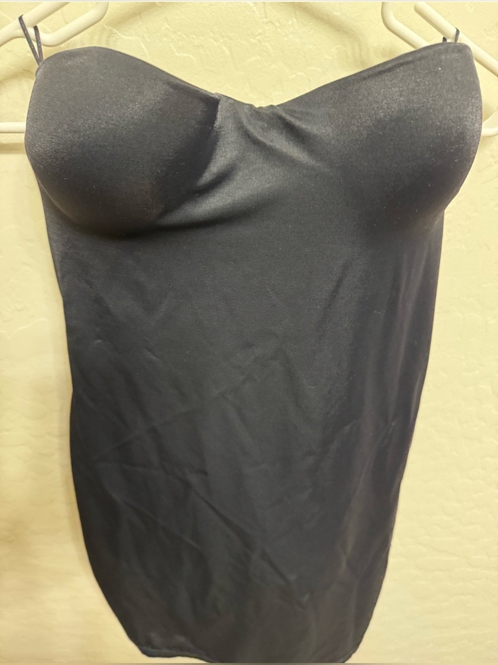 Flexees by Maidenform Black Strapless Shaper Dress Slip 36D Style 3741 - Picture 3 of 5